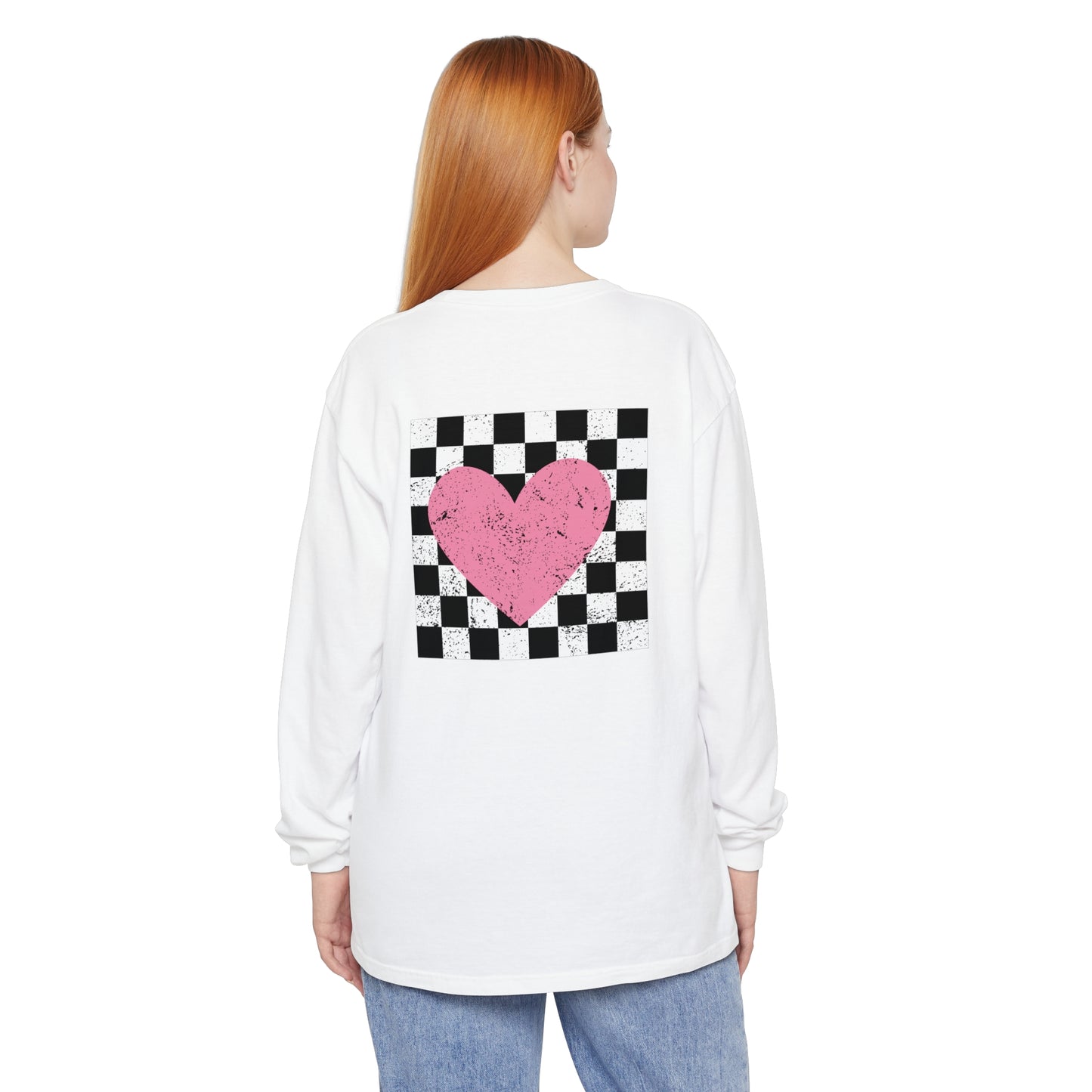 Ladies Love Heart Two-Sided Design Tee