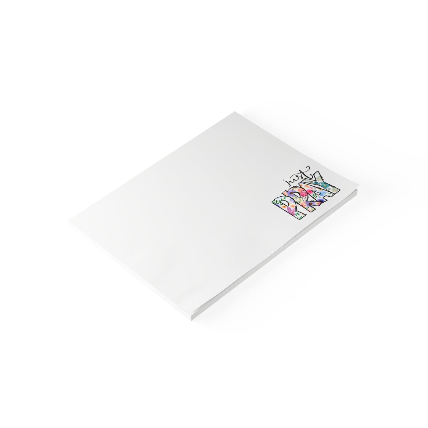 Post-It Note Pad - Just Pray Design