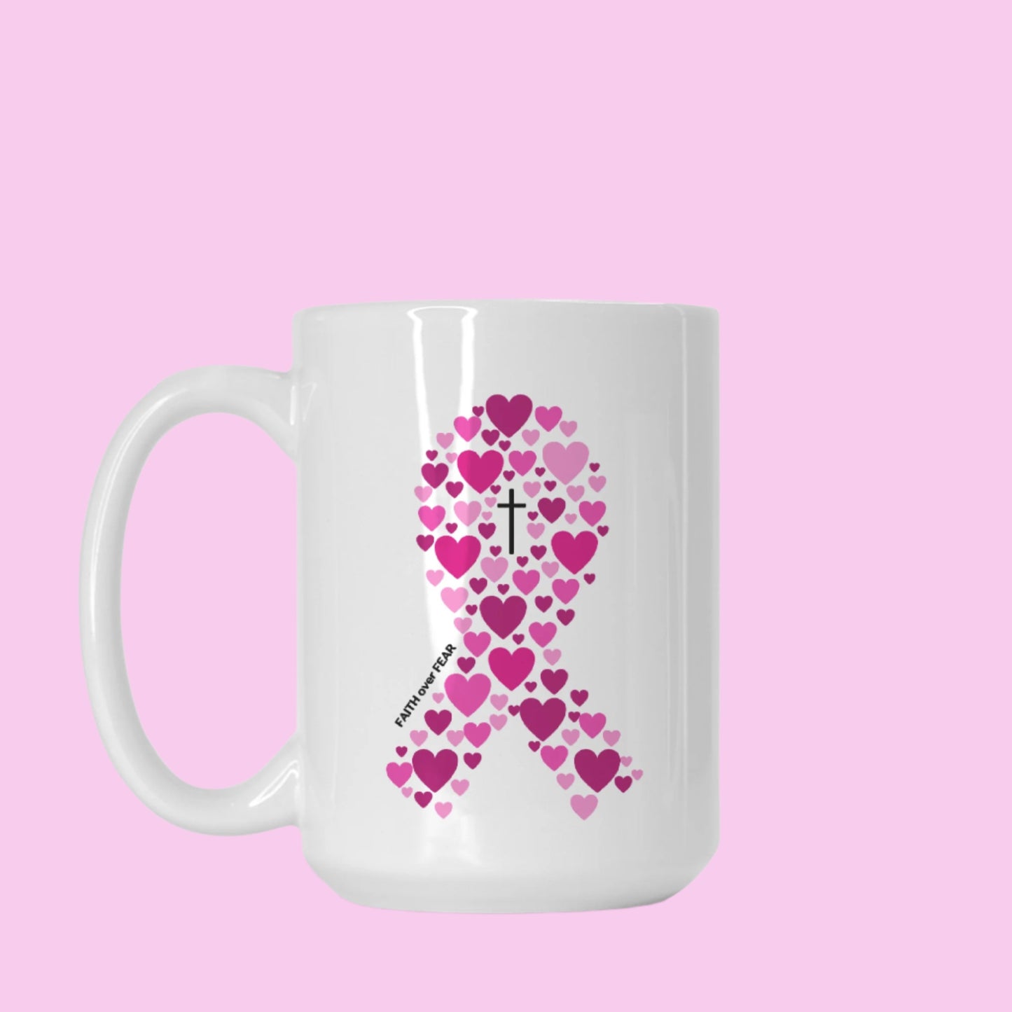 Deluxe Breast Cancer Mug 15oz.