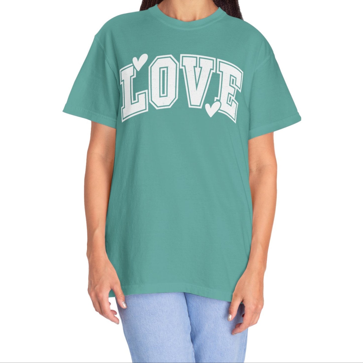 Love with Hearts Theme Tee