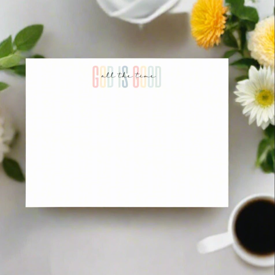 Large Post it Note Pad- God is Good