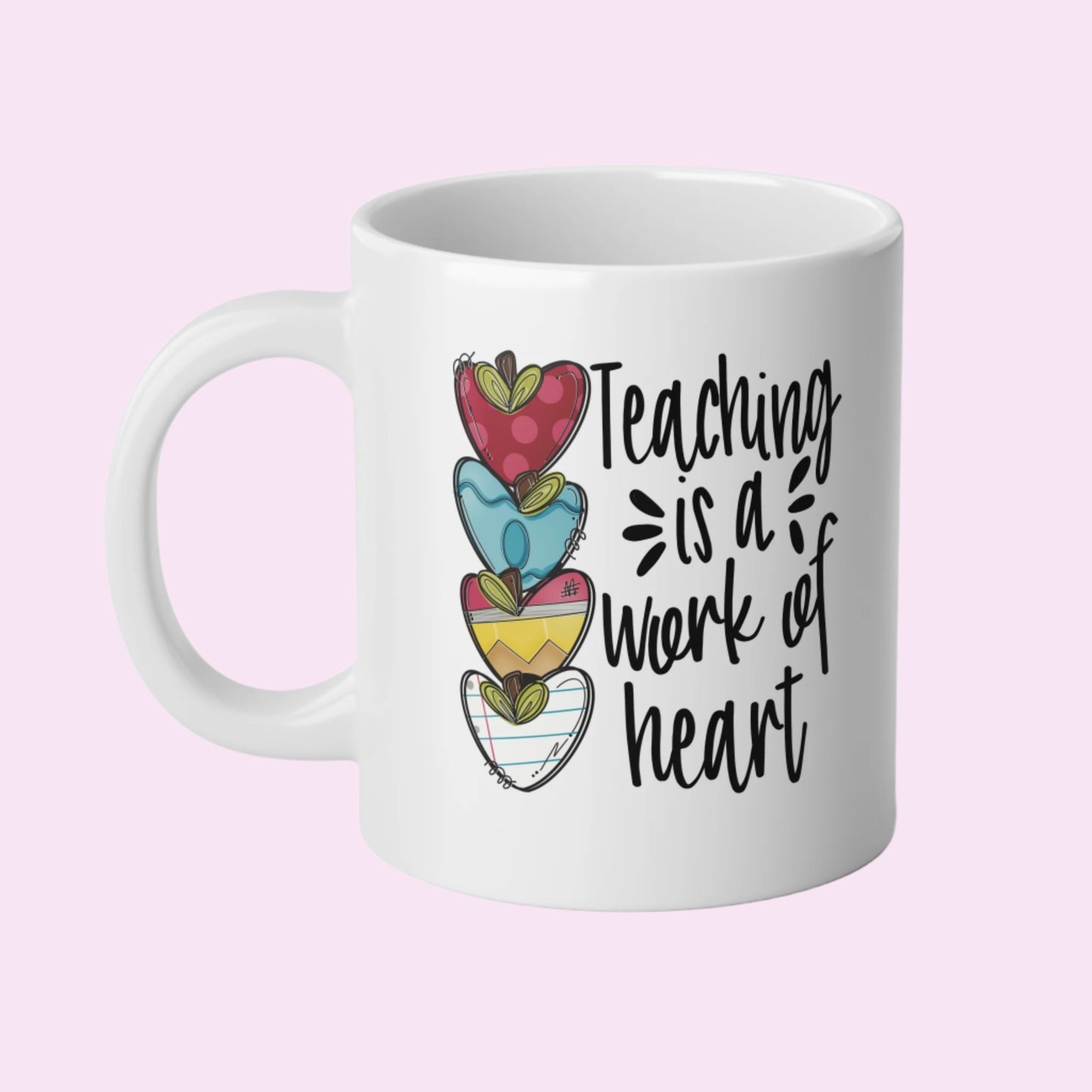 Teacher Jumbo 20 oz. Double-Sided Deluxe Ceramic Mug