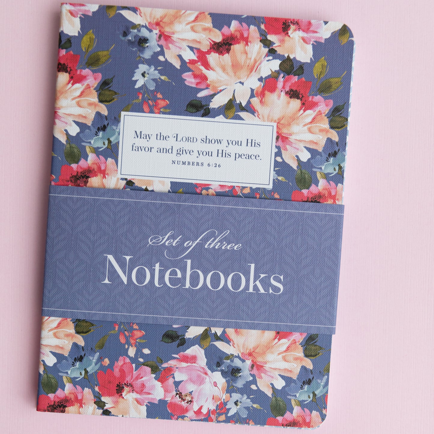 Notebook- Set of 3 Soft Cover -Numbers 6:24-26 Verse