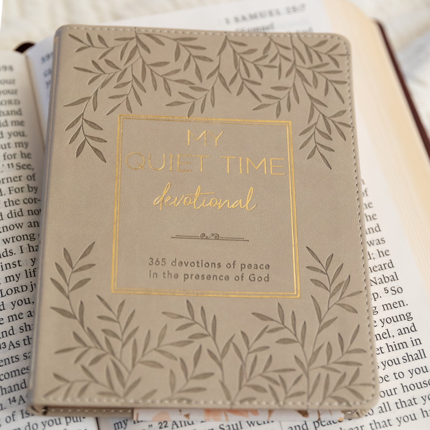 My Quiet Time – 365-Day Devotional for Teen Girls & Women | Sage Faux Leather Softcover