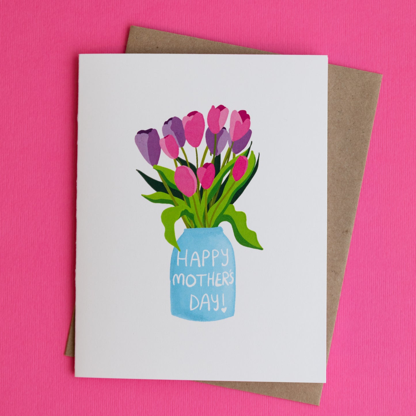 Tulip Flowers Mother's Day Card