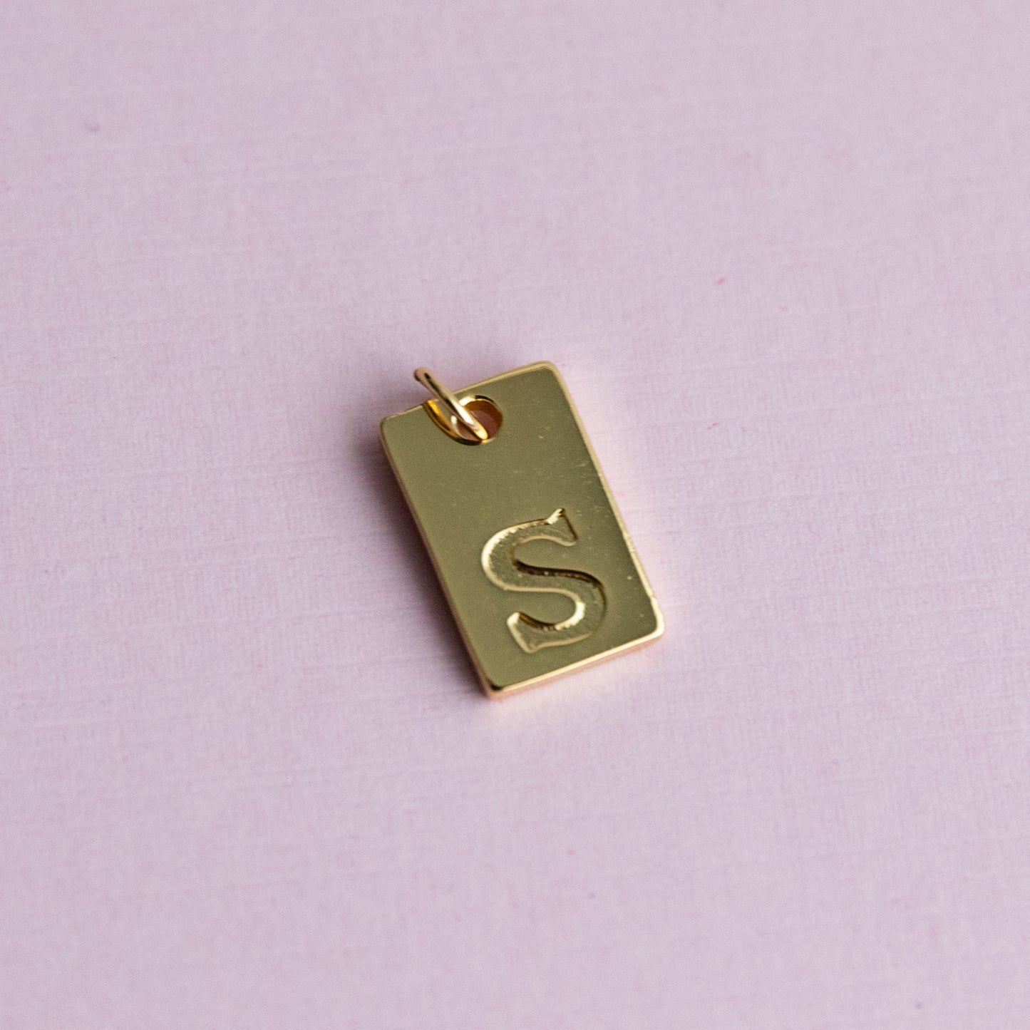 18K Gold Filled Initial Charm/Pendant for Necklace/Bracelet Jewelry Making