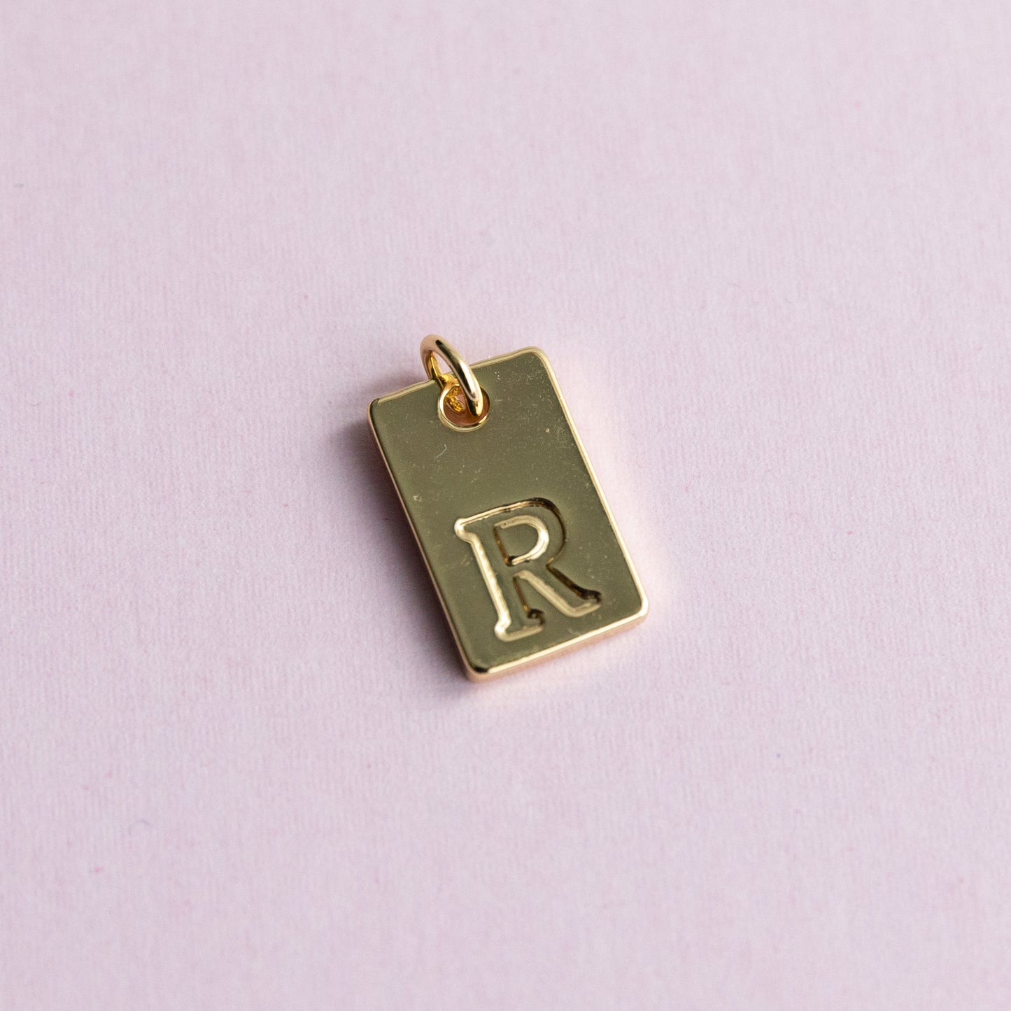 18K Gold Filled Initial Charm/Pendant for Necklace/Bracelet Jewelry Making