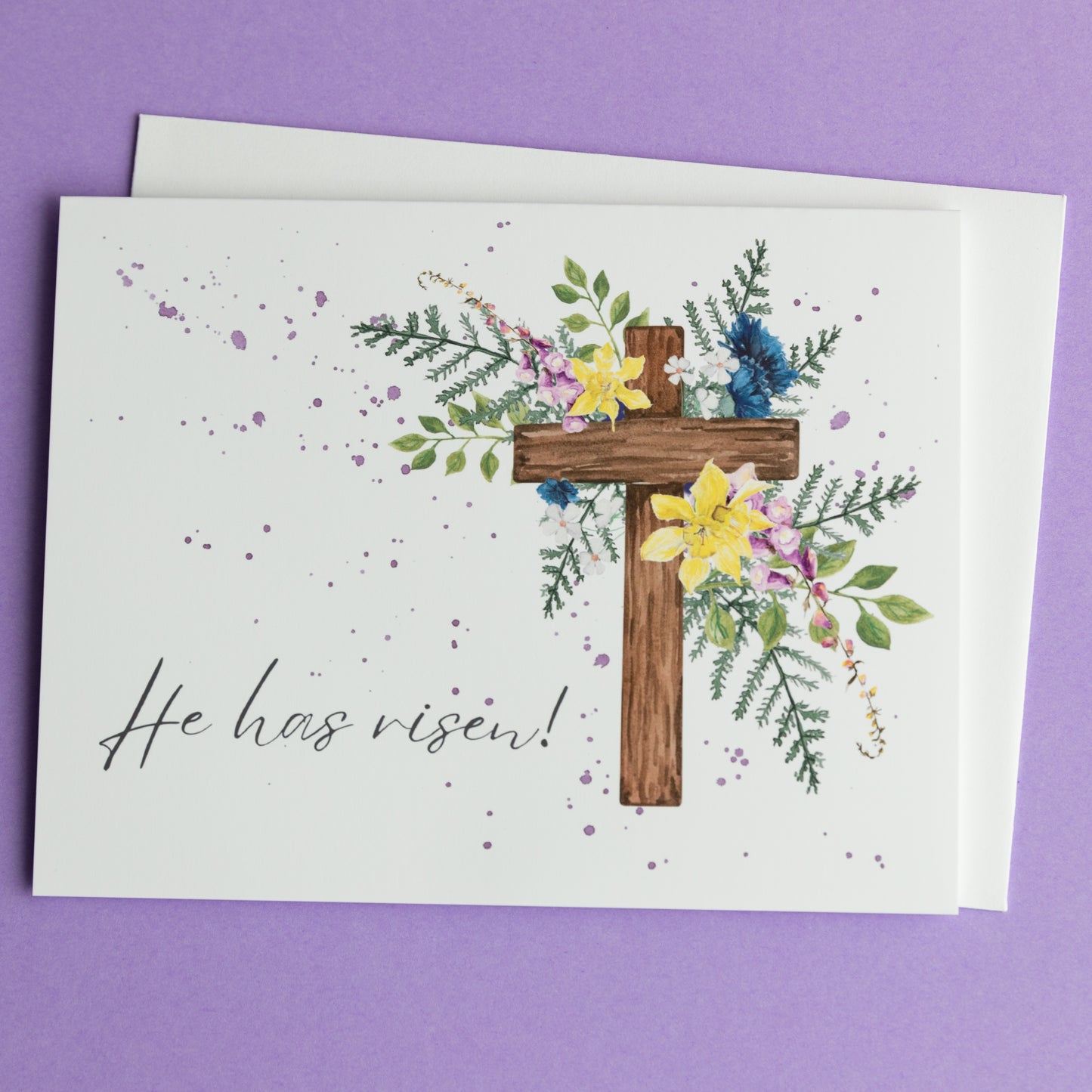 Joyful Easter Greeting Card - He Has Risen!