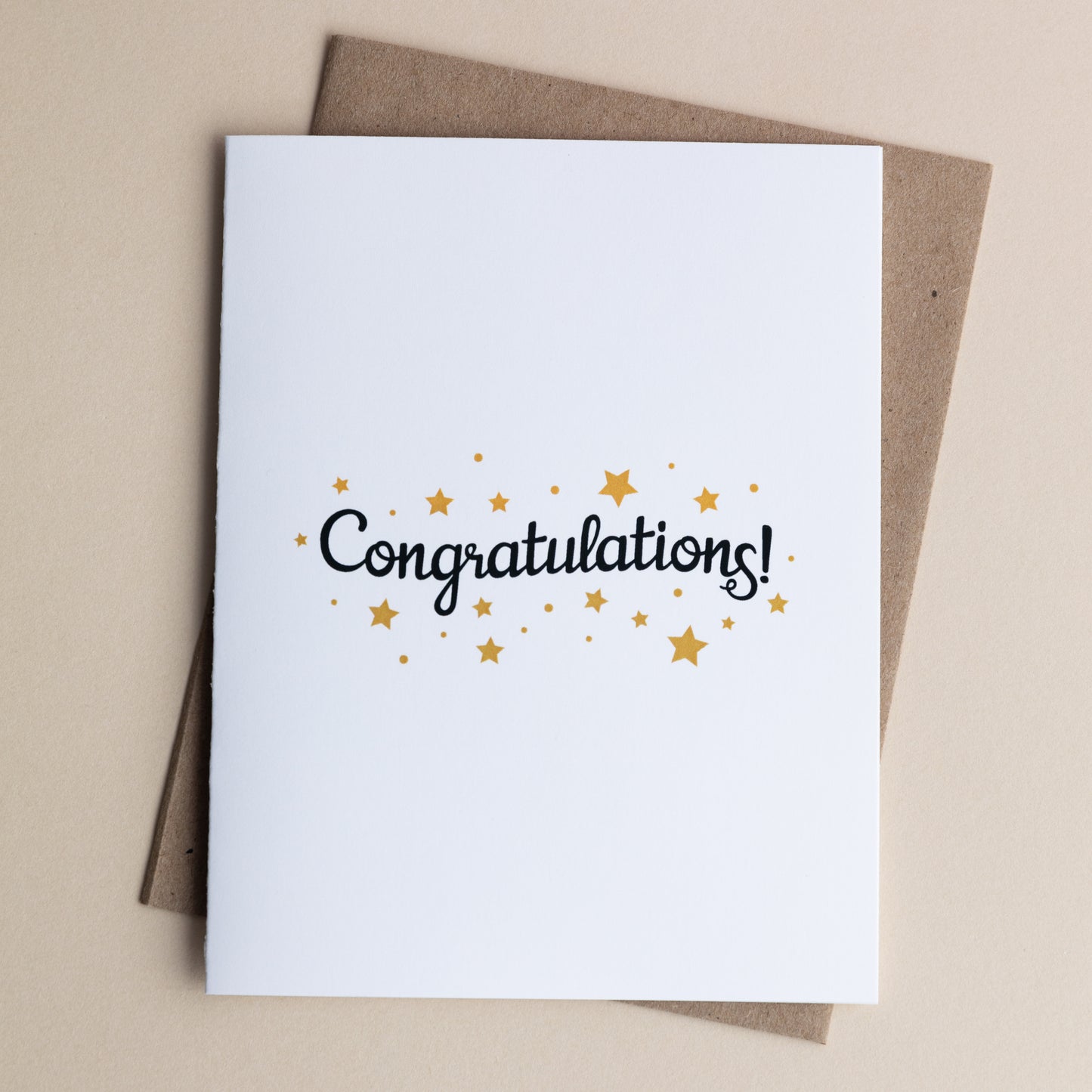 Congratulations - Blank Greeting Card