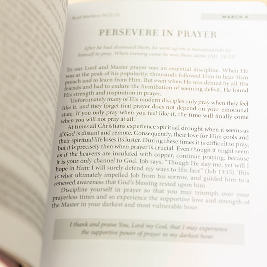 New Beginnings — Women’s Daily Devotional | Pink Faux Leather | 366 Devotions
