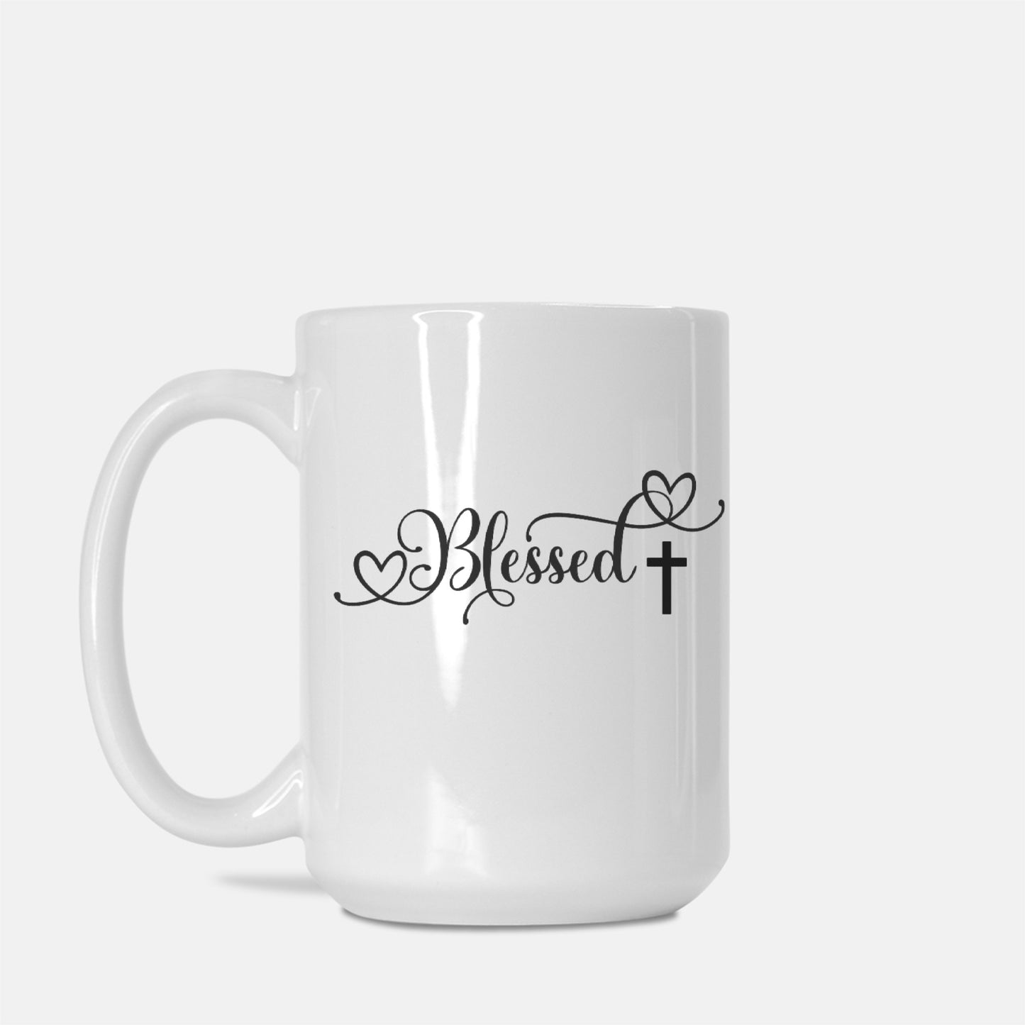 Blessed Mug White Deluxe 15oz.