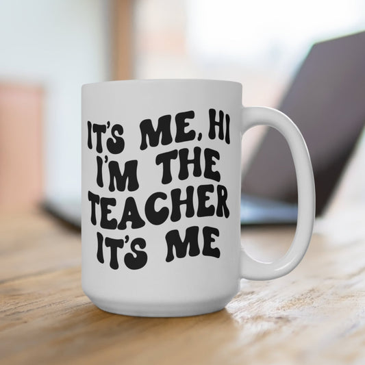 Large Deluxe Ceramic Teacher Mug - 15oz