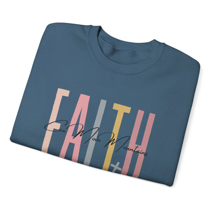 Faith Unisex Sweatshirt - Faith Can Move Mountains