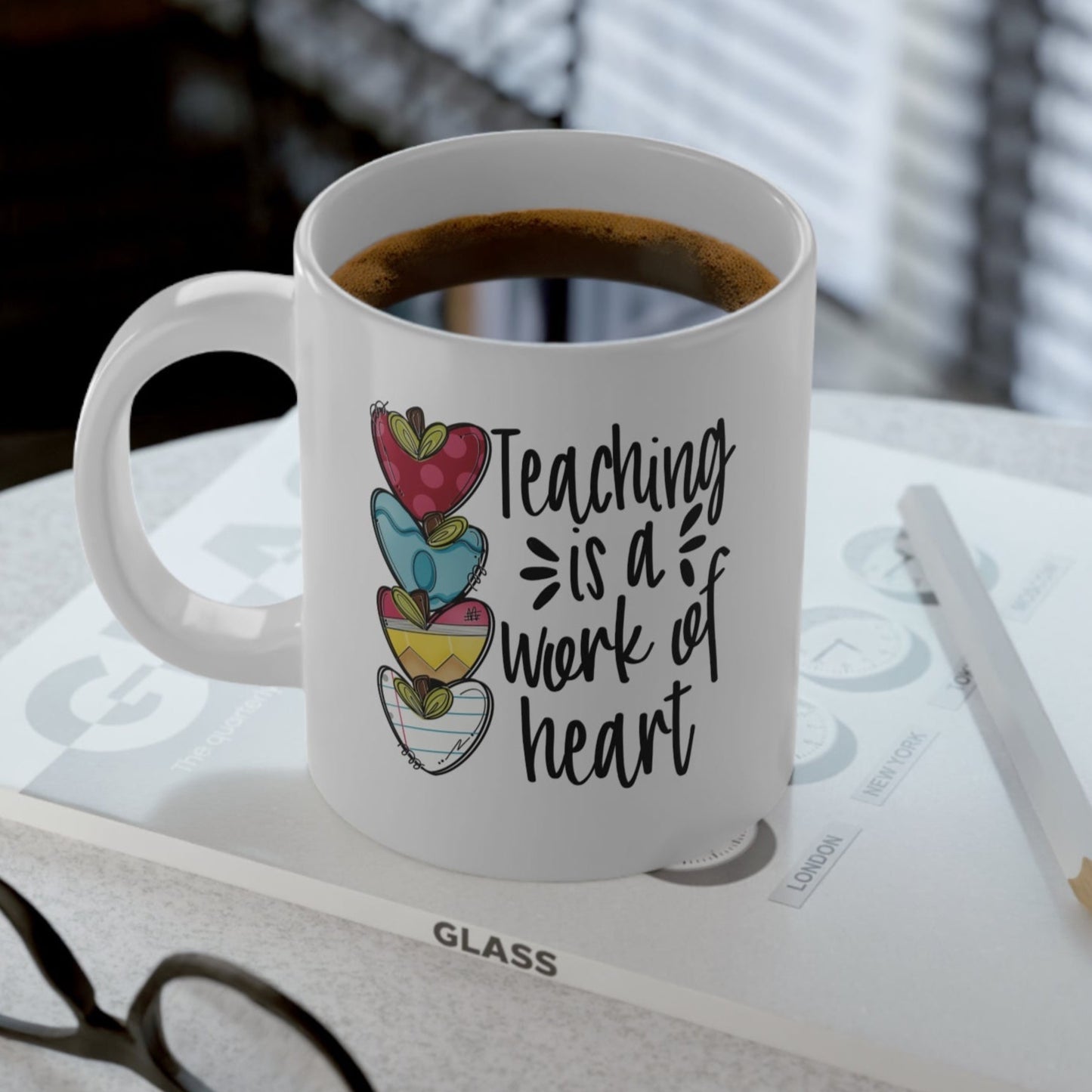 Teacher Jumbo 20 oz. Double-Sided Deluxe Ceramic Mug