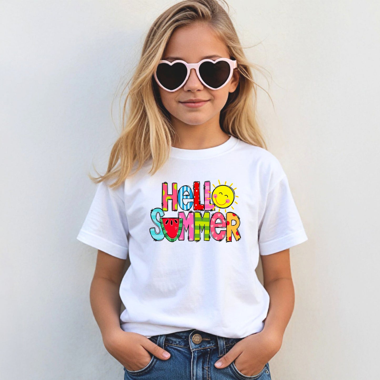 Kids/Youth "Hello Summer" Celebration Tee