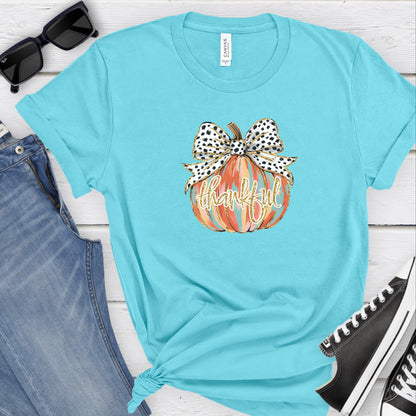 Pumpkin Fall Tee, Fall Season Apparel, Pumpkin T-Shirt, Thankful PumpkinTee, Unisex T-Shirt, Pumpkin Theme, Relaxed Style Tee