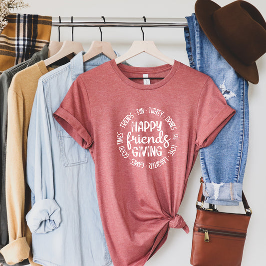 Fall Friendsgiving Unisex Tee