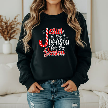 Christmas Crewneck Sweatshirt- Jesus is the Reason