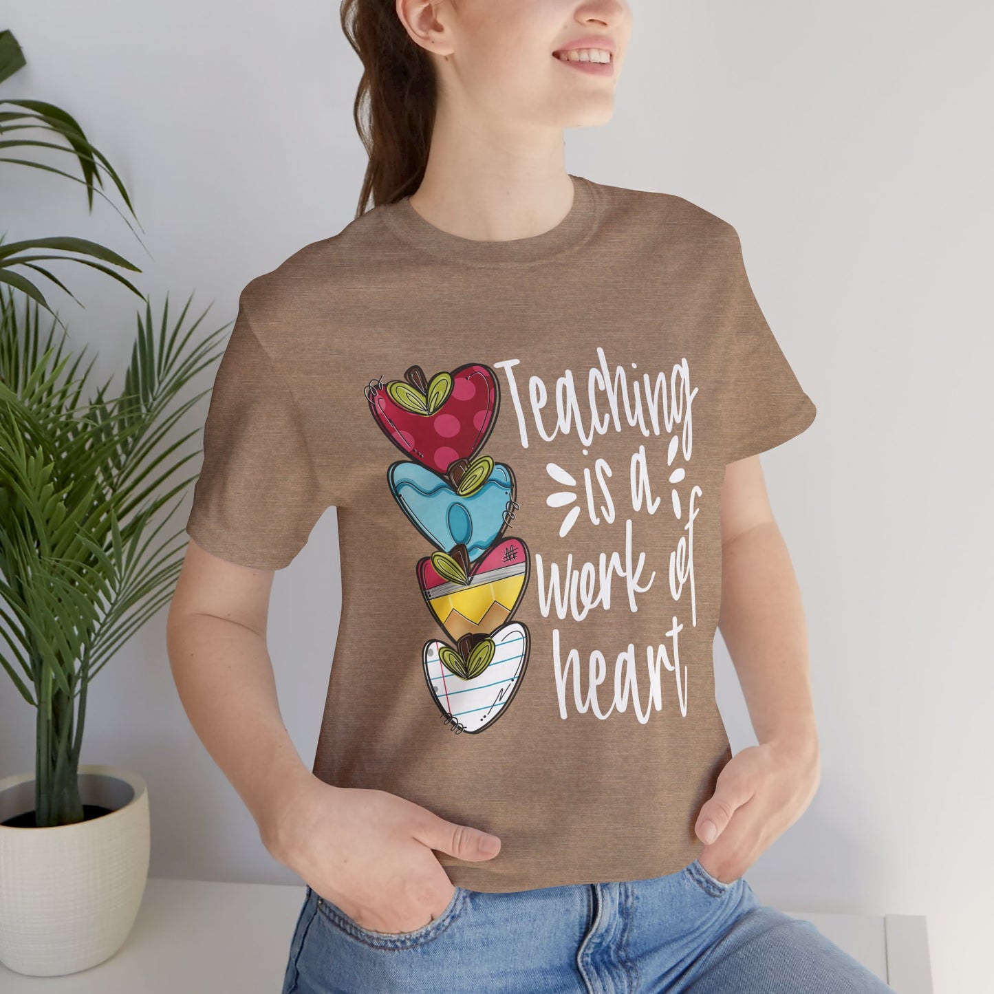 Work of Heart Teacher Tee