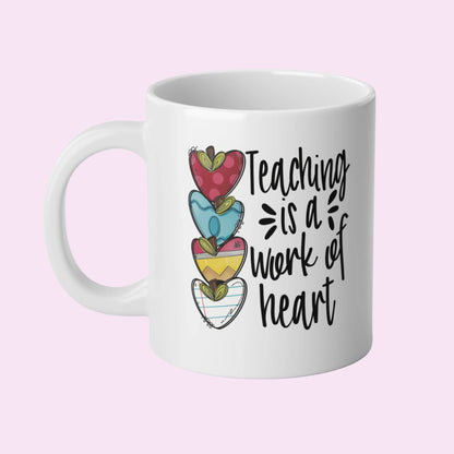 Teacher Jumbo 20 oz. Double-Sided Deluxe Ceramic Mug