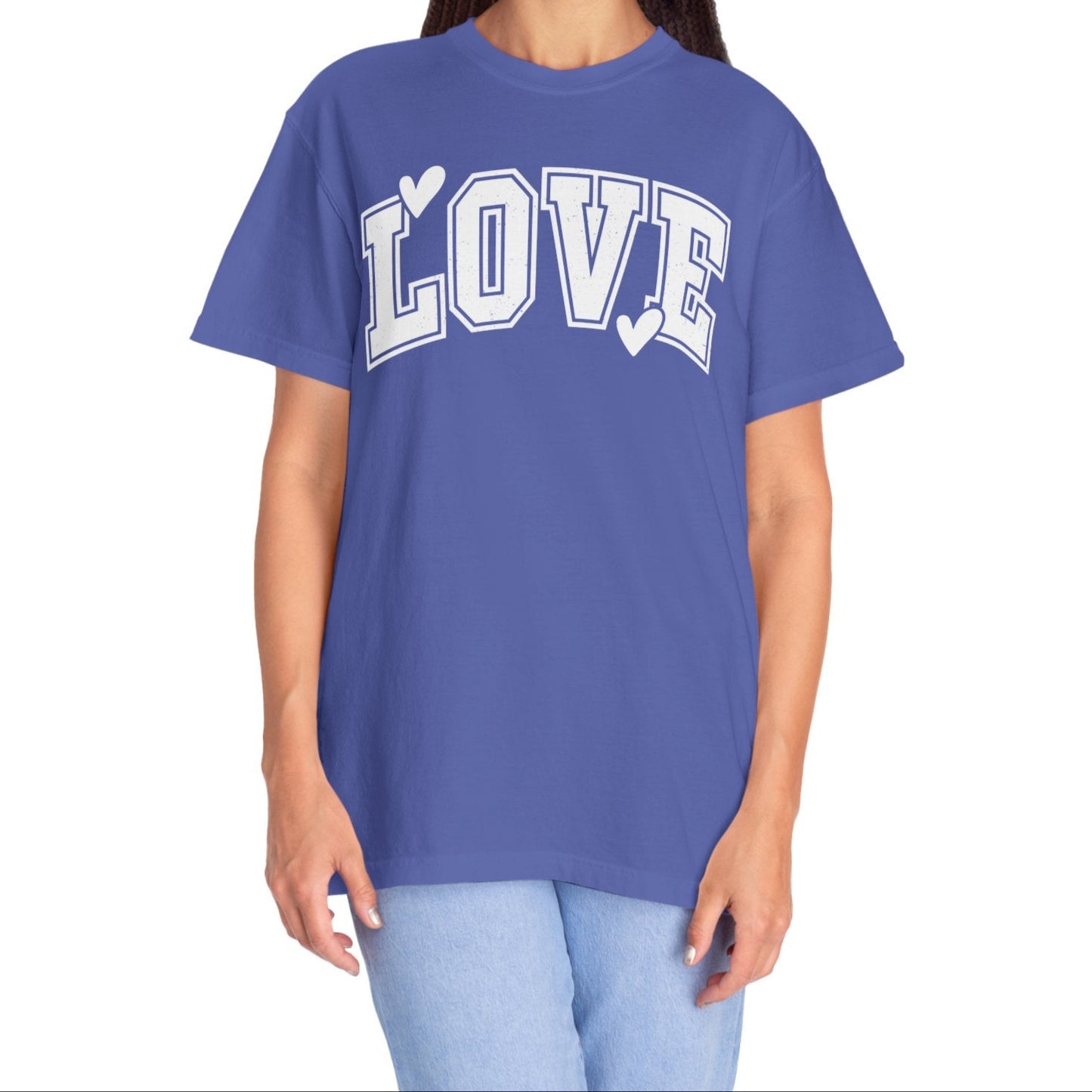 Love with Hearts Theme Tee