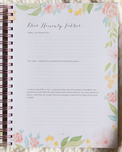 Moments in Prayer - 52 Week Prayer Journal for Women