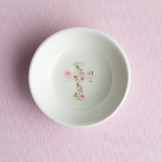 Hand Painted Ceramic Jewelry Trinket Dish – Faith & Seasonal Designs