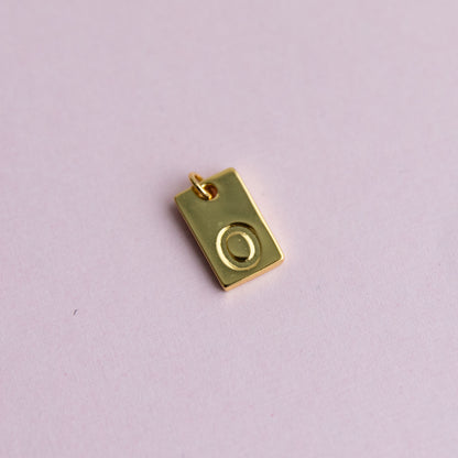 18K Gold Filled Initial Charm/Pendant for Necklace/Bracelet Jewelry Making