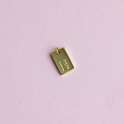 18K Gold Filled Initial Charm/Pendant for Necklace/Bracelet Jewelry Making