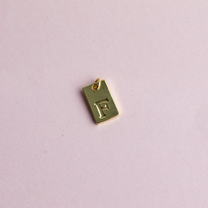 18K Gold Filled Initial Charm/Pendant for Necklace/Bracelet Jewelry Making