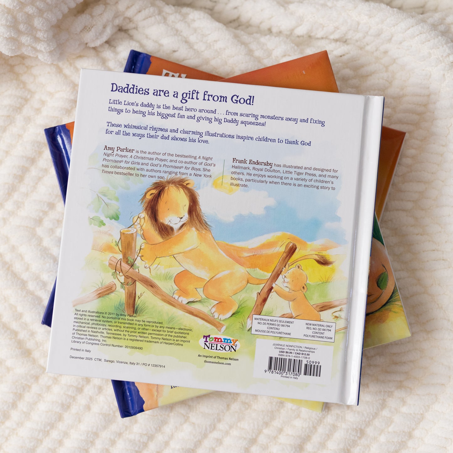 Thank You, God, for Daddy by Amy Parker — Christian Board Book for Kids