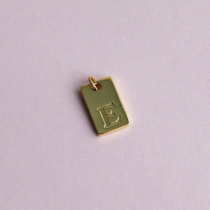 18K Gold Filled Initial Charm/Pendant for Necklace/Bracelet Jewelry Making