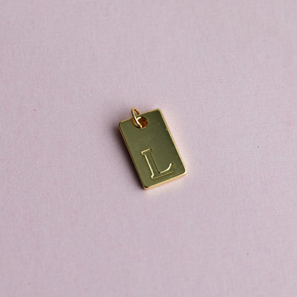 18K Gold Filled Initial Charm/Pendant for Necklace/Bracelet Jewelry Making