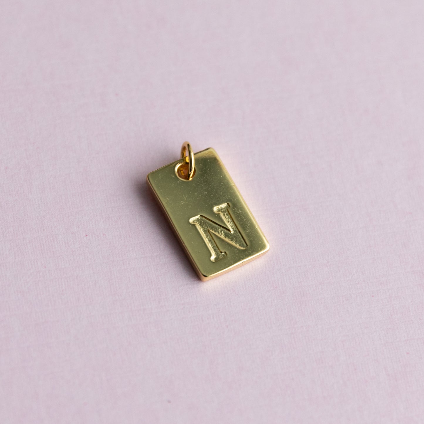 18K Gold Filled Initial Charm/Pendant for Necklace/Bracelet Jewelry Making