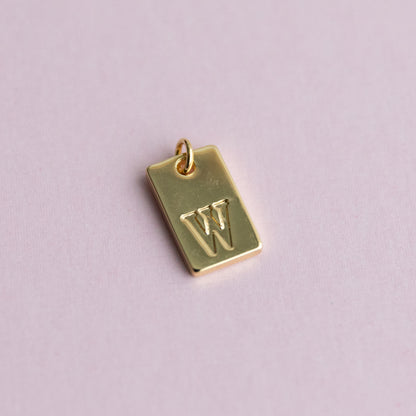 18K Gold Filled Initial Charm/Pendant for Necklace/Bracelet Jewelry Making
