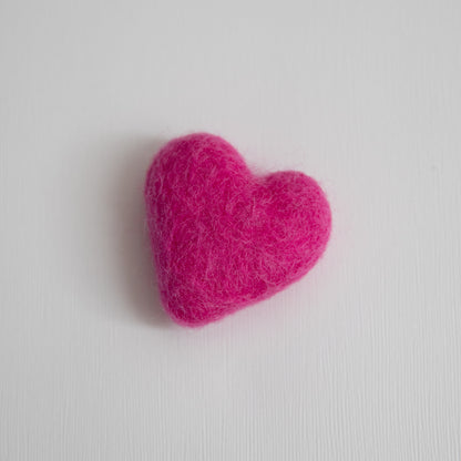 Wool Felted Comfort Hearts