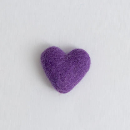 Wool Felted Comfort Hearts