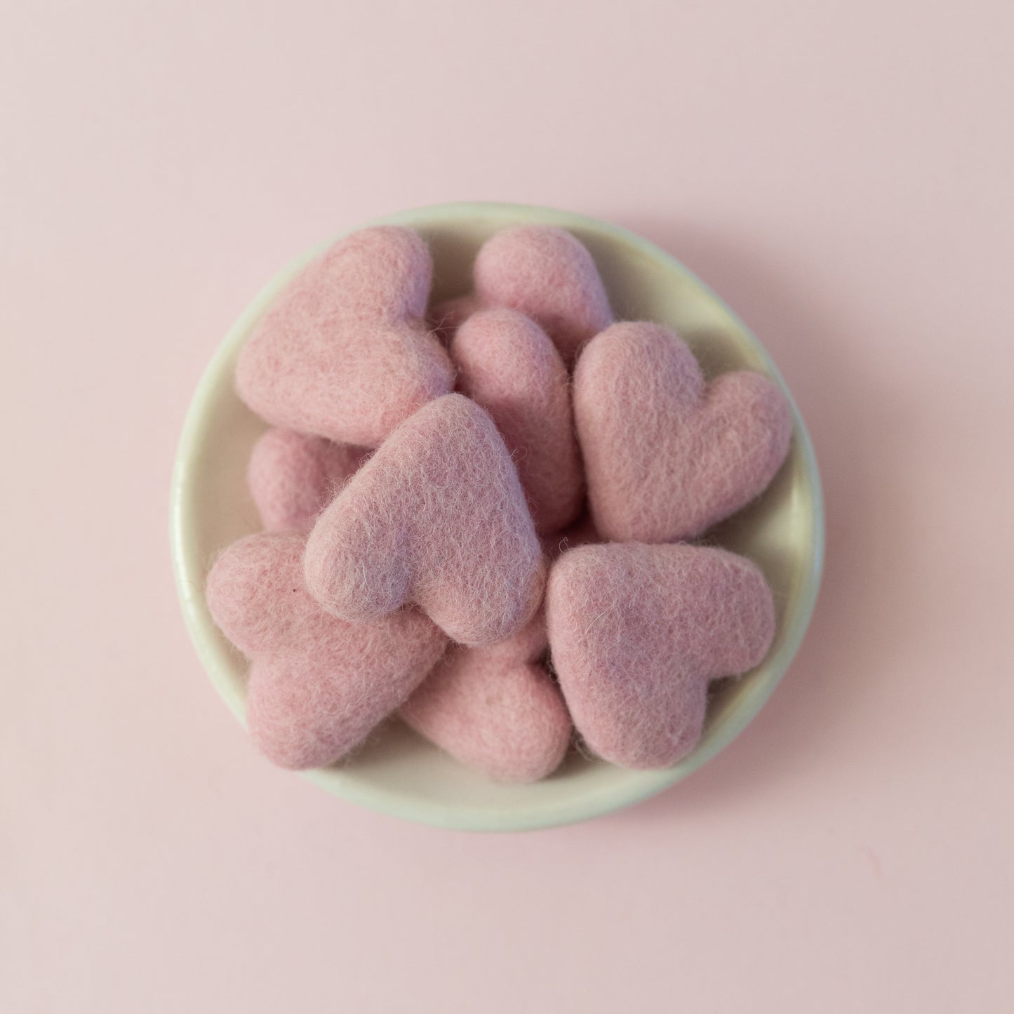 Wool Felted Comfort Hearts