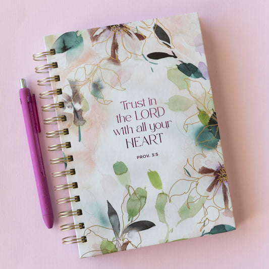 Trust in the Lord Proverbs 3:5 Wire Bound Journal