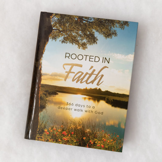 Rooted in Faith Hard Cover Devotional Book
