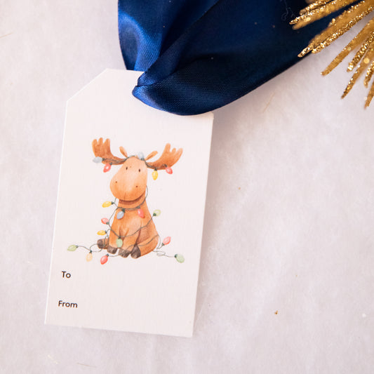 Festive Holiday Gift Tags- 2x3.5" Set of 10
