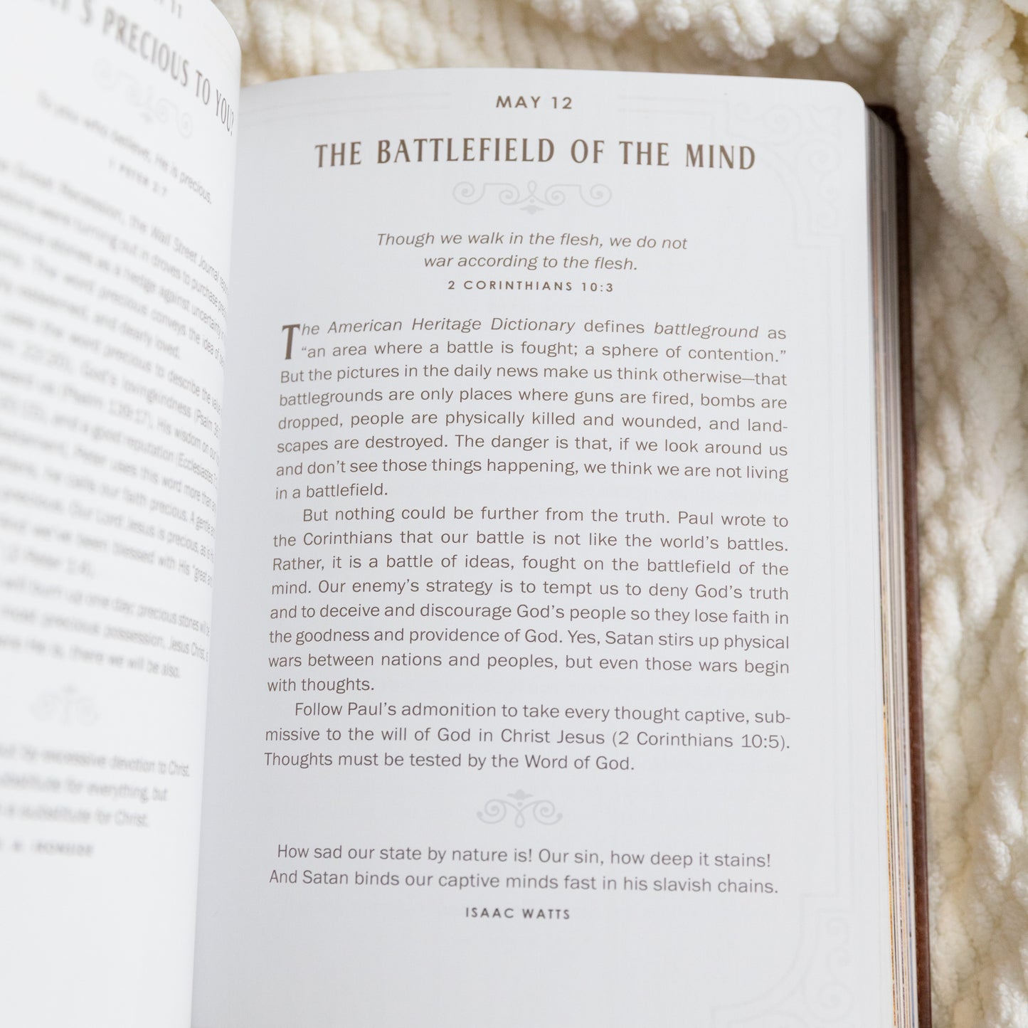 Walking with God by David Jeremiah | Large Print Faux Leather Devotional