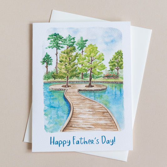 Father's Day Nature Theme Greeting Card