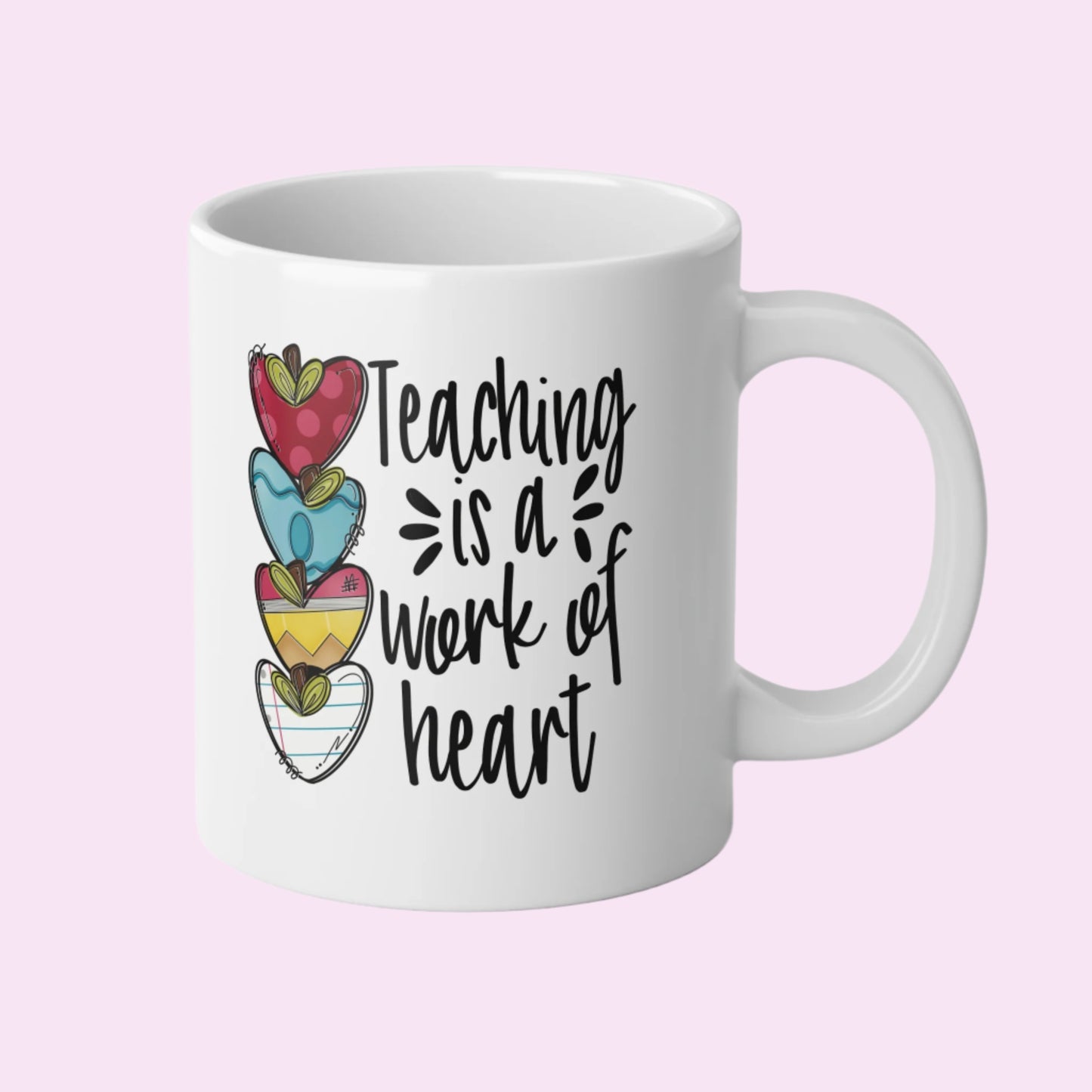 Teacher Jumbo 20 oz. Double-Sided Deluxe Ceramic Mug