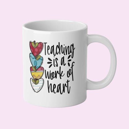 Teacher Jumbo 20 oz. Double-Sided Deluxe Ceramic Mug