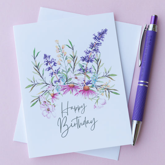 Floral Birthday Card