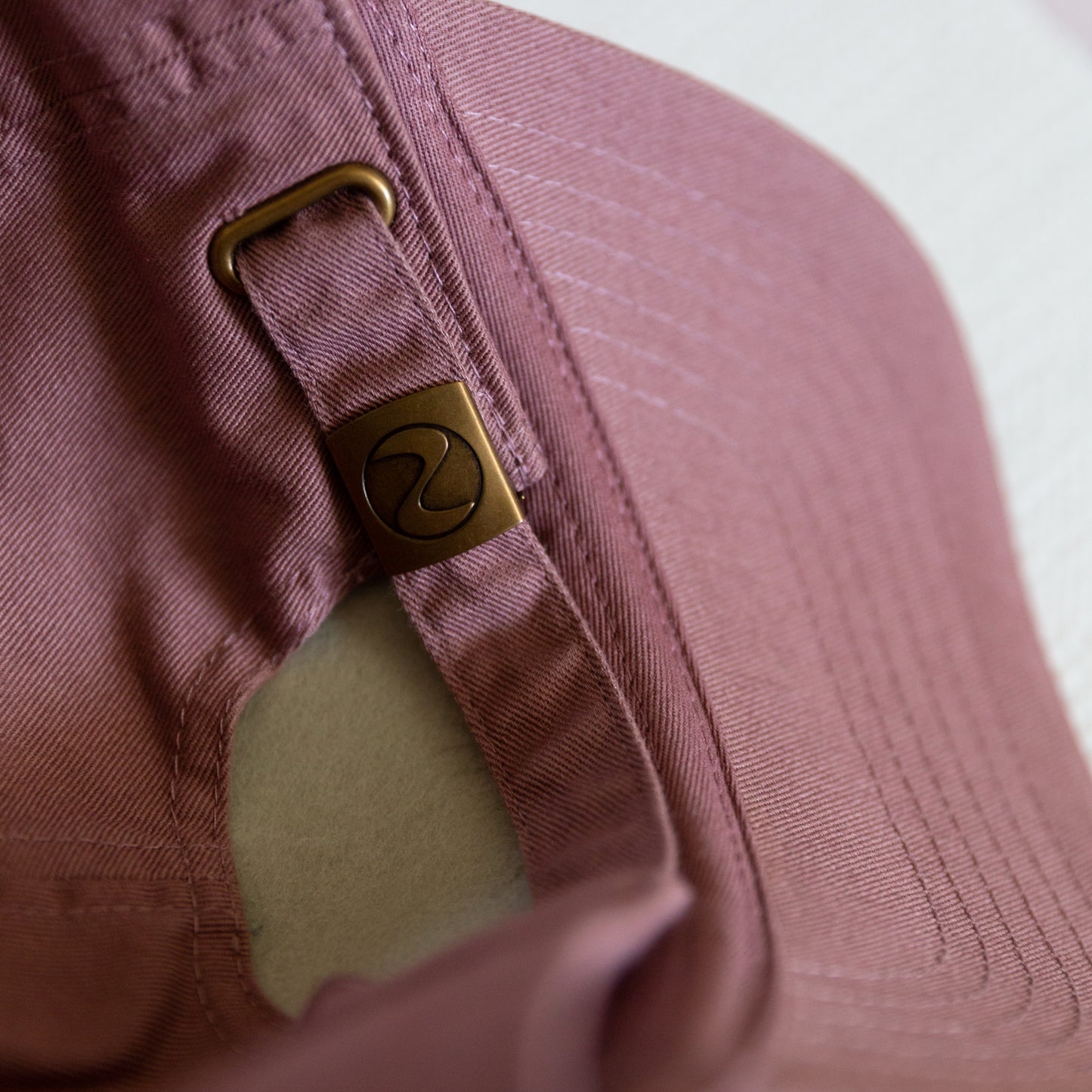 Women's Embroidered Baseball Cap, 'Blessed' Embroidered Lettering, Adjustable Size, Mauve