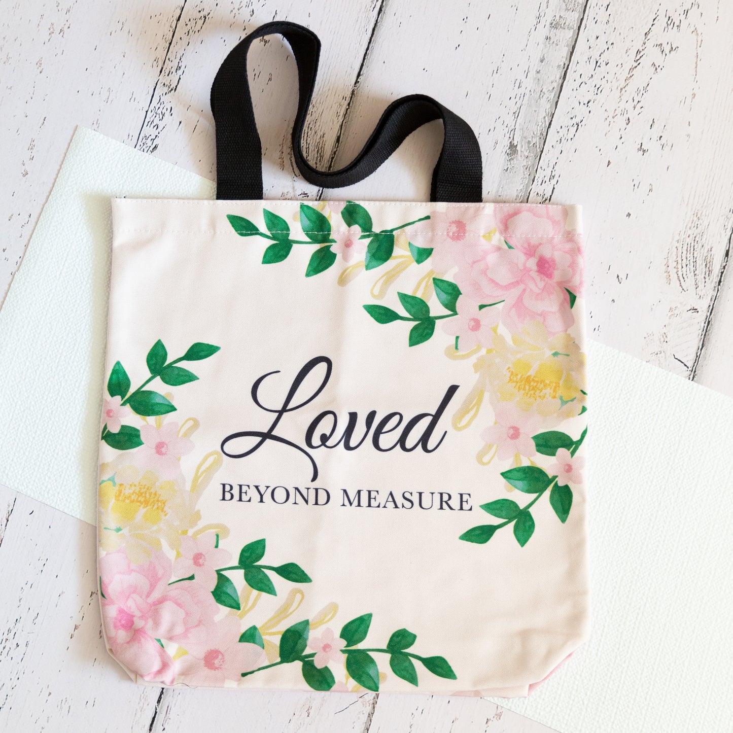 Tote Bag 'Loved Beyond Measure' 16"