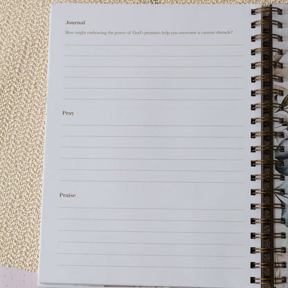 Praying the Promises of God - A 52 Week Guided Prayer Journal Hard Cover