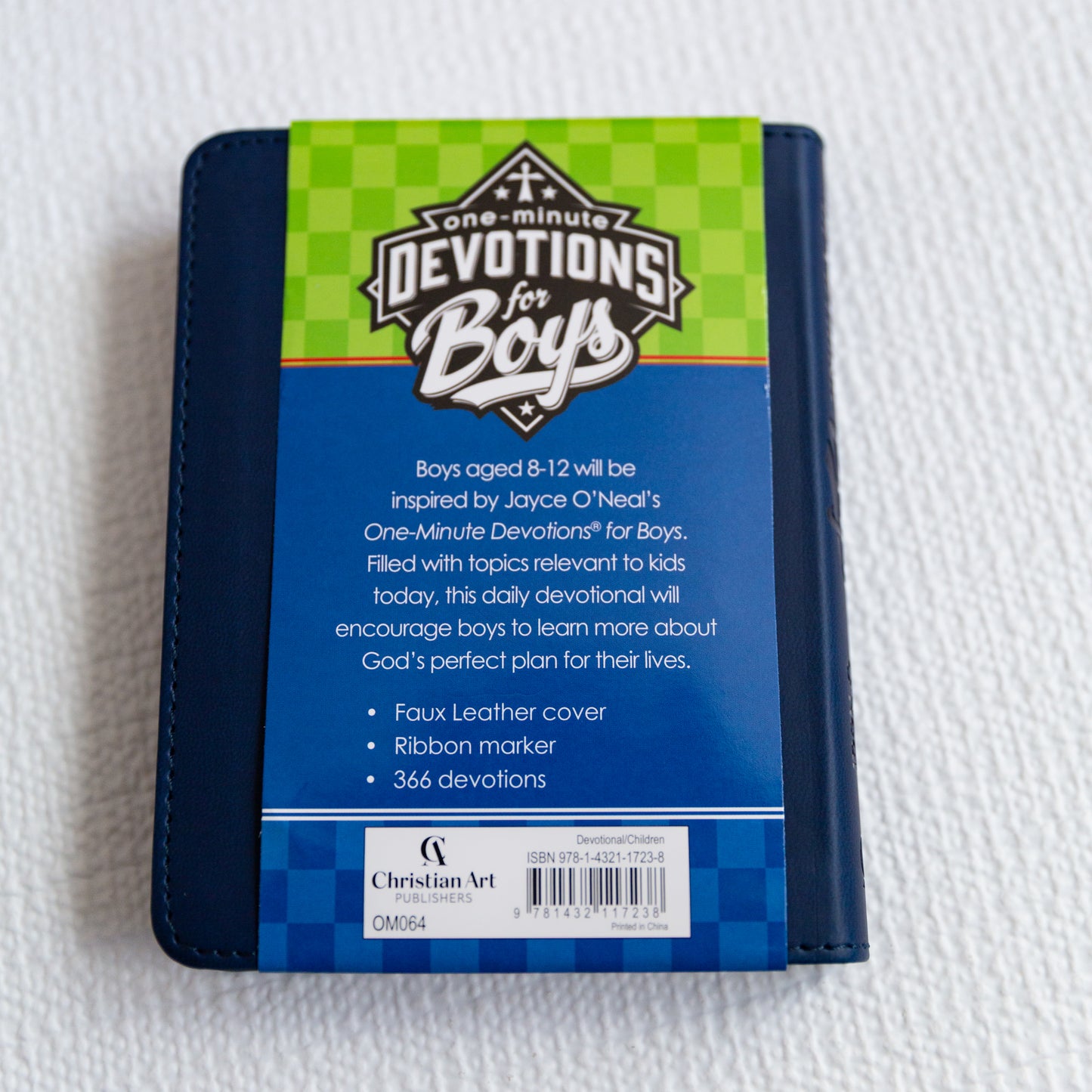 One-Minute Devotions for Boys Faux Leather Soft Cover